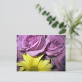 Bloesems Daisy Rozen houden van Destiny Briefkaart (Staand voorkant)