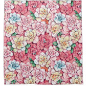 Bloesems douchegordijn (Voorkant)