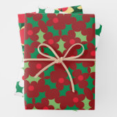 Bloesems en bessen Cadeauverpakking Inpakpapier Vel (In situ)