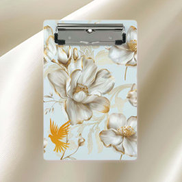 Bloesems en duif mini klembord