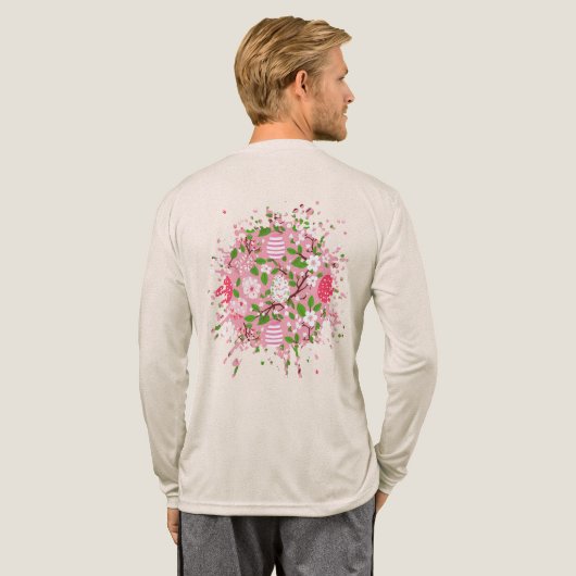 Bloesems en Eieren Tri-Blend Shirt (Achterkant)