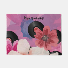 Bloesems en Vinyl Deurmat