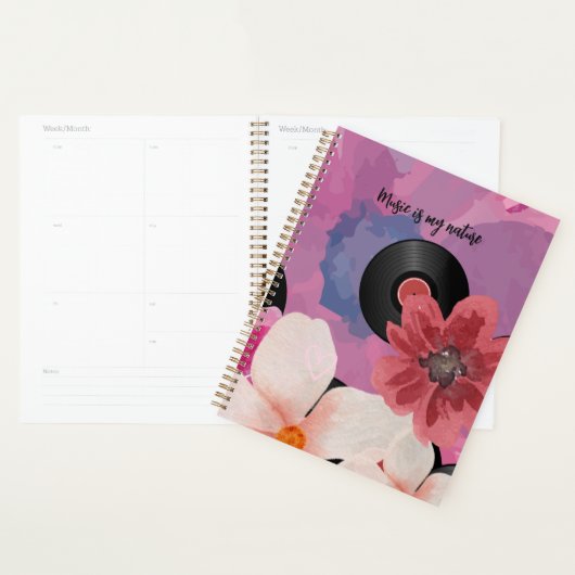 Bloesems en Vinyl Planner (Display)