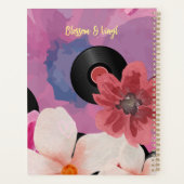Bloesems en Vinyl Planner (Achterkant)