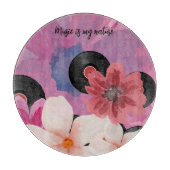 Bloesems en Vinyl Snijplank (Voorkant)