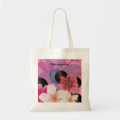 Bloesems en Vinyl Tote Bag (Voorkant)
