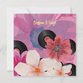 Bloesems en Vinyl Wenskaarten (Achterkant)