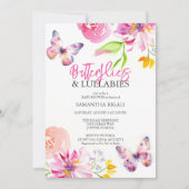 Bloesems en Vlinders Tuin Baby shower Kaart (Voorkant)