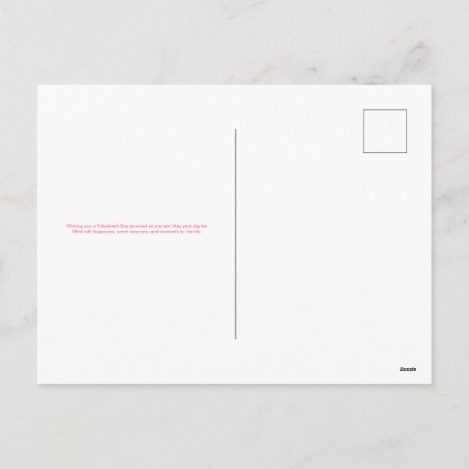  bloesems en vlinders Valentijnsdag Feestdagenkaart (Achterkant)