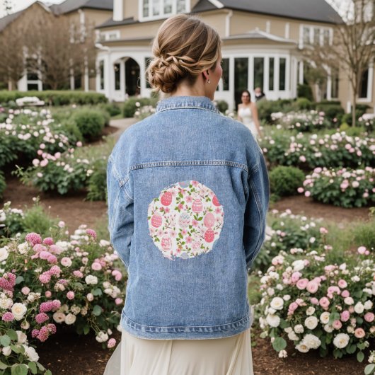 Bloesems en Zegeningen Denim Jacket (Huwelijk Achterkant)