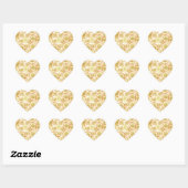 Bloesems Hart Sticker (Vel)
