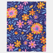 Bloesems in de Breeze 60x80 Fleece Deken (Voorkant)