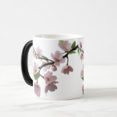 Bloesems in de regen - Elegante kersenbloesem Magische Mok (Voorkant links)