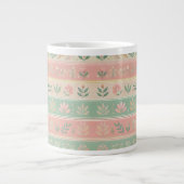 Bloesems in de Stripes Coffee Mok (Voorkant)