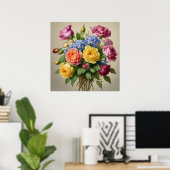 Bloesems in volle bloei poster (Thuiskantoor)