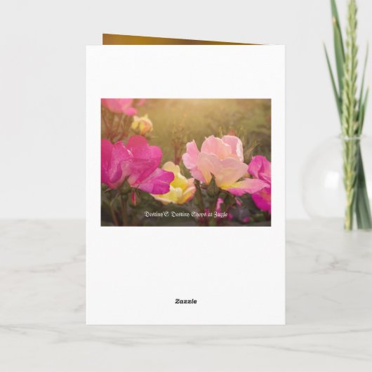 bloesems kaart (Achterkant)