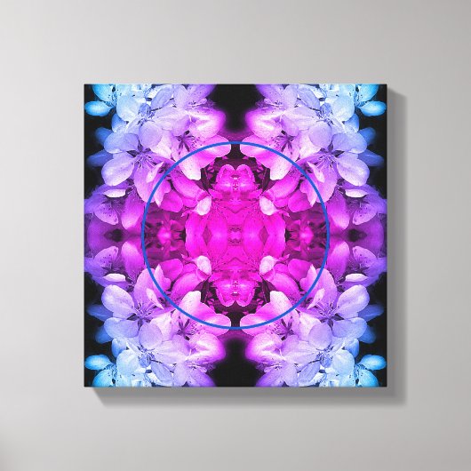 Bloesems Kleuren Maak Je Eigen Foto Canvas Afdruk (Voorkant)