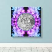 Bloesems Kleuren Maak Je Eigen Foto Canvas Afdruk (Insitu (Houten vloer))