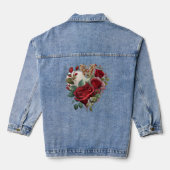 Bloesems & Kostbare Vlinder Denim Jacket (Achterkant)