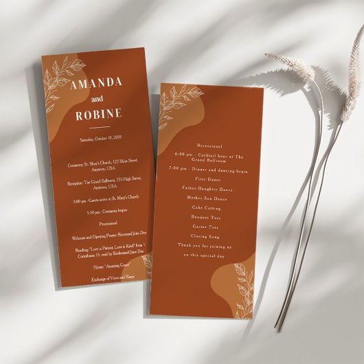 Bloesems of Love: Eenvoudige Abstracte Bladeren Pr