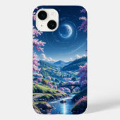 Bloesems onder een sterrenhemel Case-Mate iPhone case (Achterkant)