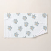 Bloesems op wit bad handdoek (Handdoek)