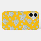 Bloesems op zonnig geel Case-Mate iPhone case (Achterkant (horizontaal))