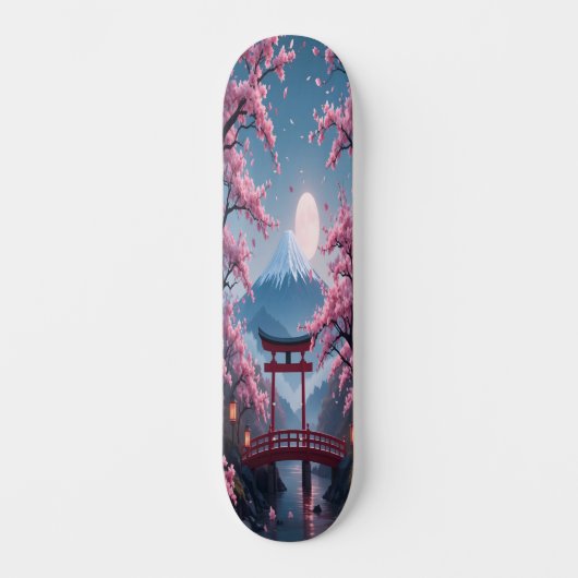 Bloesems & Peaks Edition 1 Persoonlijk Skateboard (Voorkant)