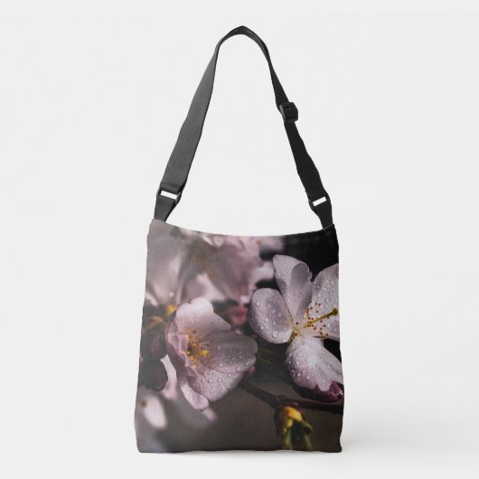 bloesems schattig crossbody tas (Voorkant)