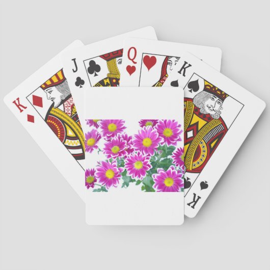 Bloesems speelkaarten (Achterkant)