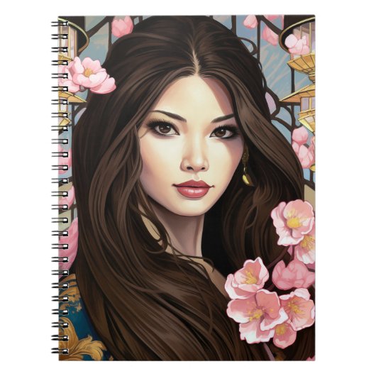 Bloesems van Elegantie Notitieboek (Voorkant)