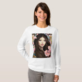 Bloesems van Elegantie T-shirt (Voorkant volledig)