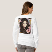 Bloesems van Elegantie T-shirt (Achterkant volledig)
