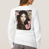Bloesems van Elegantie T-shirt (Achterkant)