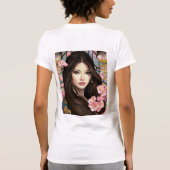 Bloesems van Elegantie T-shirt (Achterkant)