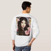 Bloesems van Elegantie T-shirt (Achterkant volledig)