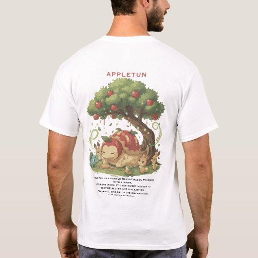 Bloesems van het Appelbos T-shirt (Achterkant)