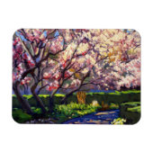 Bloesems van witte levendige paarse en rode magneet (Horizontaal)