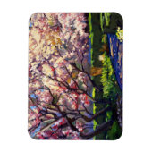 Bloesems van witte levendige paarse en rode magneet (Verticaal)