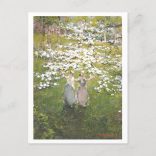 Bloesems Vriendschap/Zusterschap Schilderij Briefkaart