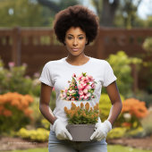 Bloesems Waterverf Garden Gnome T-shirt