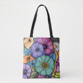 bloesemtuin tote bag (Voorkant)