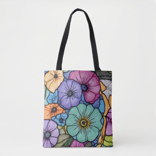 bloesemtuin tote bag (Voorkant)