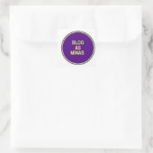 Blog As Minas Vierkante Sticker (Tas)