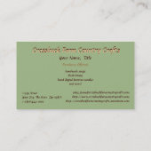 blog- Crossbuck Boerderij Visitekaartje (Achterkant)