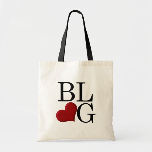 Blog Love Tote Bag (Voorkant)