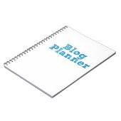 Blog Planner-Notitieboek Notitieboek (Linkerzijde)