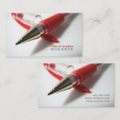 Blog schrijver schrijver schrijver romanschrijver  visitekaartje (Voorkant / Achterkant)