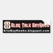 Blog Talk BayHawk bumper sticker (Voorkant)