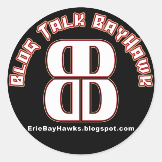 Blog Talk BayHawk Stickers (Voorkant)
